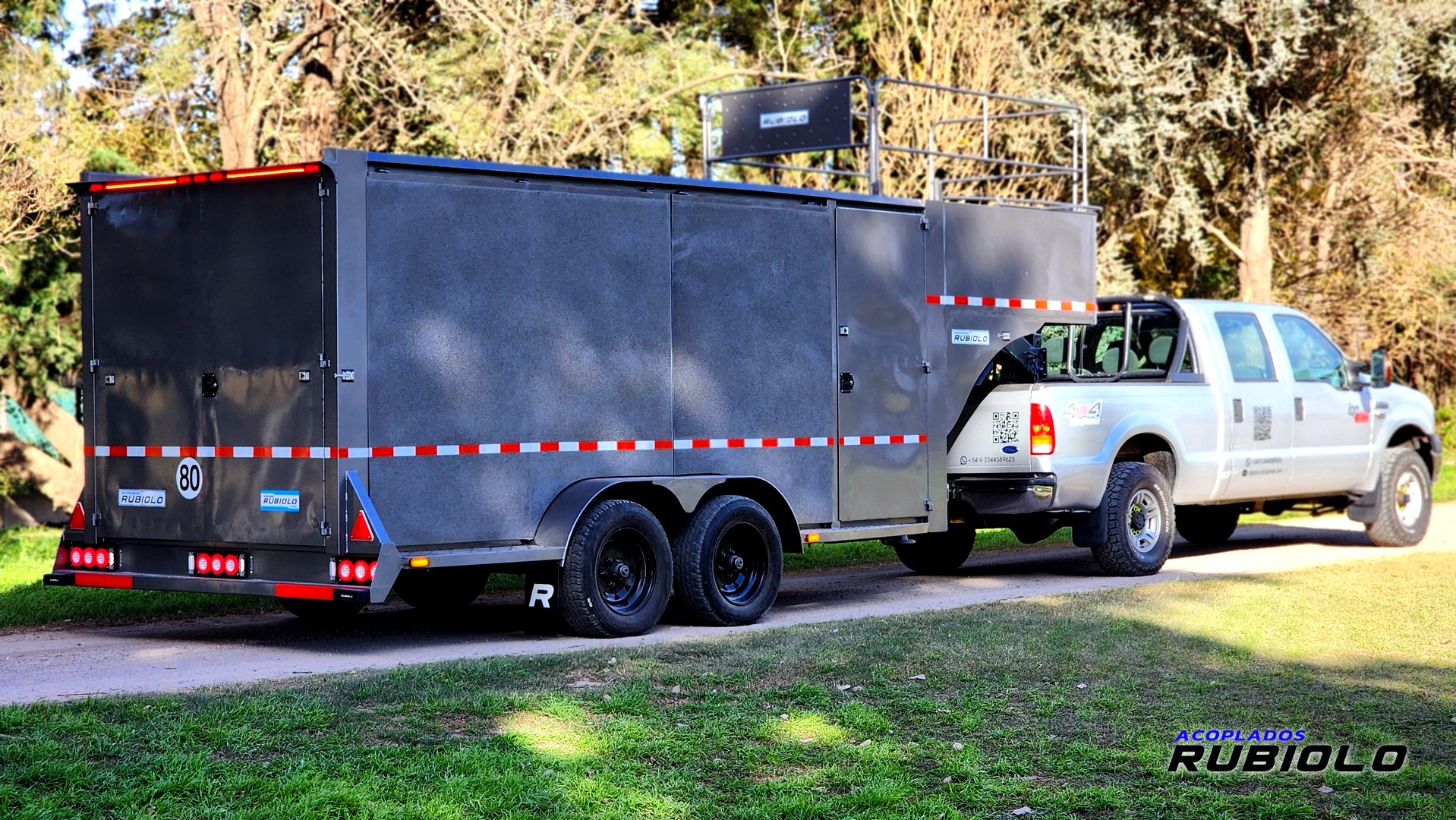 Semirremolque Carrozado Completo Homologado para Drones Fumigadores (HO1029)